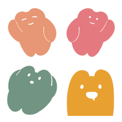 くまだよぽんこのゆるシンプル絵文字