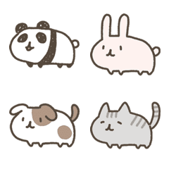 【超ちいさい】ゆるい動物たち絵文字