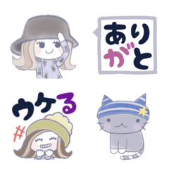 帽子のお姉さん・冬