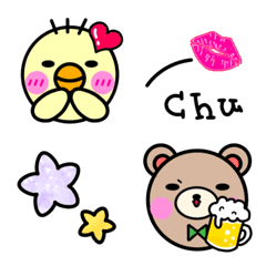 ぴよ吉＆ふれんず 絵文字