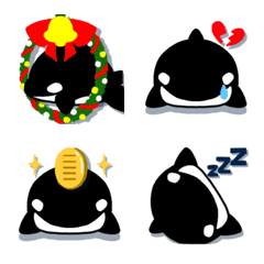 ▶︎動く☆ぷにもっちシャチ絵文字②