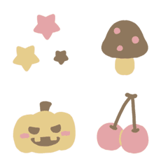 Relief three-colored emoji.