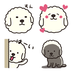 Bichon Frise emoji for everyday use