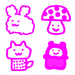 Emoji_animal Pink ver.