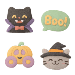 แมวดำฮาโลวีนน่ารัก