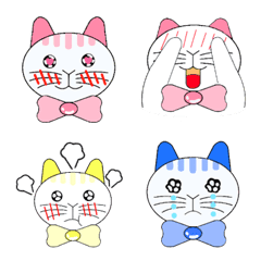 かわいい蝶ネクタイ猫（全40枚）