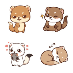 Stoat de Mustela erminea