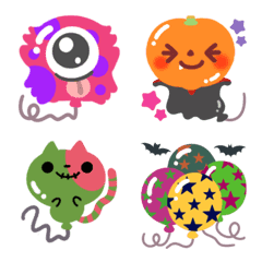 ハロウィン絵文字・全て風船！