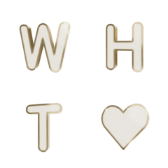 ぷっくり立体！白金デコ文字