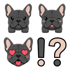 Black French Bulldog | Kawaii Reactions