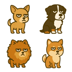 犬とわんちゃんの絵文字です2