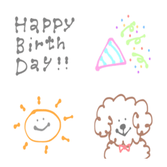 ふんわり優しいしんぷるな絵文字☺︎♪.