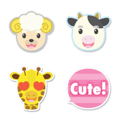 にこにこ どうぶつ ステッカー 8