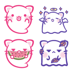 喵喵飄與貓貓魂 動態表情貼