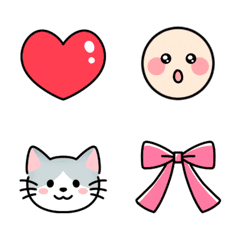 毎日使える！シンプル絵文字3