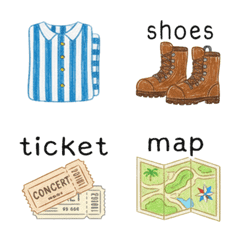 旅の持ち物リスト絵文字