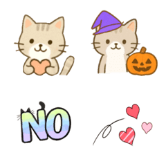 猫ちゃんの絵文字1