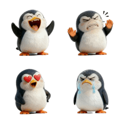 Goofy & Adorable Chubby Penguin(40 sets)