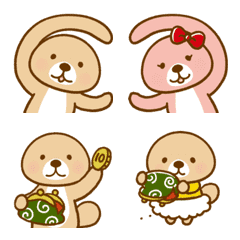 Rakko-san Moving combination emoji