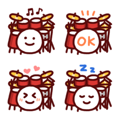 Drum Set Emoji [Music/Instruments/Band]