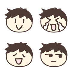 Boy emoji (face, simple)
