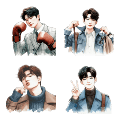 會動的帥哥表情符號