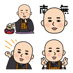 お坊さんのLINE絵文字！