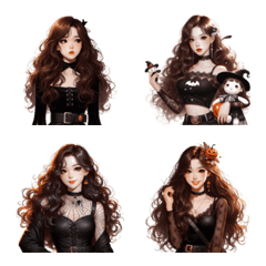 Pretty girl in Halloween