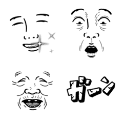 動く▶︎シンプルリアルな顔