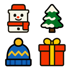 Cute cute winter emoji