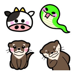 New Year emoji of zodiac and otter!