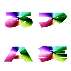 Cut-Emoji Deco Text(Kana/Alphanum) 638