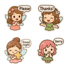 Cute fairy emoji no.1