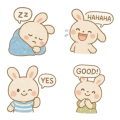 Cute rabbit emoji no.2