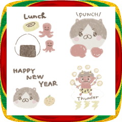 Hachiware Neko's daily life-New year