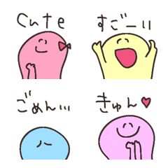 【カラフル♡モンスター】一言絵文字