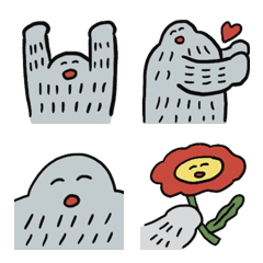 イエティの楽しい絵文字