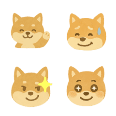 Expressive Cute Shiba Inu Emoji