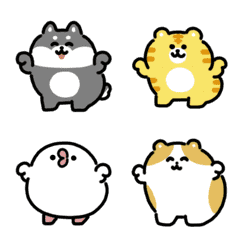 ダンスがウマウマな動物たち 動く絵文字