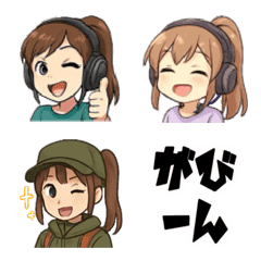 Ponytail woman emoji 2