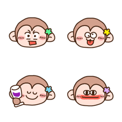 ♡可愛花花猴♡OMG表情貼特輯活動