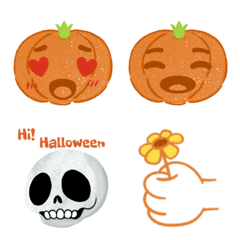 カボチャの絵文字ハロウィーン