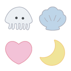 クラゲのゆるい絵文字