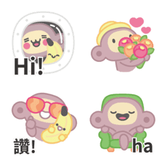 Monkey Stickers