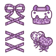 ヒョウ柄!!2 紫色