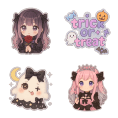 Yami-kawaii Halloween Stickers