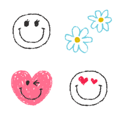 大人可愛い♡ゆる手書き絵文字