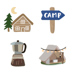 大人シンプル　キャンプ