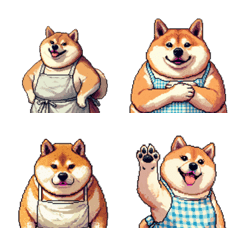 母な太っちょ柴犬 主婦の楽しみ 絵文字