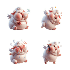 Pink Pig Cant Stop Eating